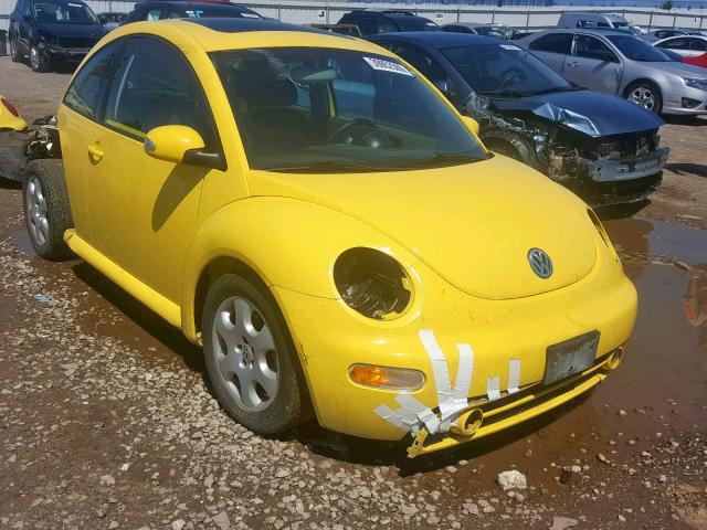 3VWCK21C73M439464 - 2003 VOLKSWAGEN NEW BEETLE YELLOW photo 1