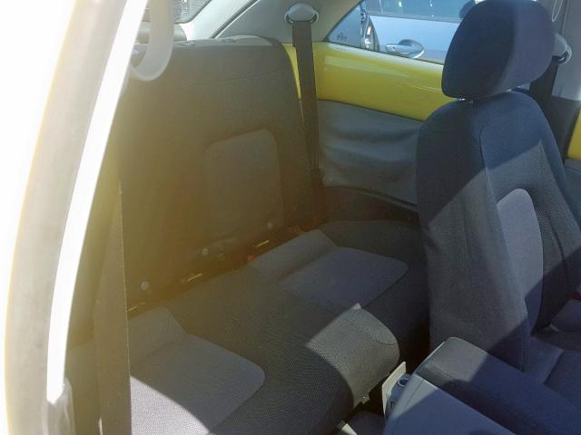 3VWCK21C73M439464 - 2003 VOLKSWAGEN NEW BEETLE YELLOW photo 6