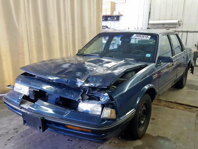 1G3AJ54N5L6338306 - 1990 OLDSMOBILE CUTLASS CI BLUE photo 2