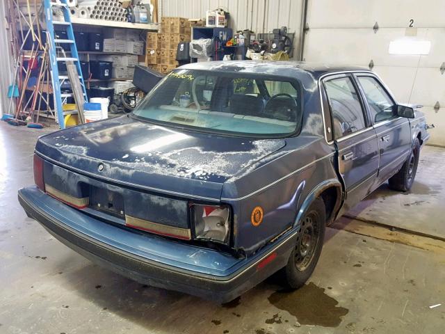 1G3AJ54N5L6338306 - 1990 OLDSMOBILE CUTLASS CI BLUE photo 4