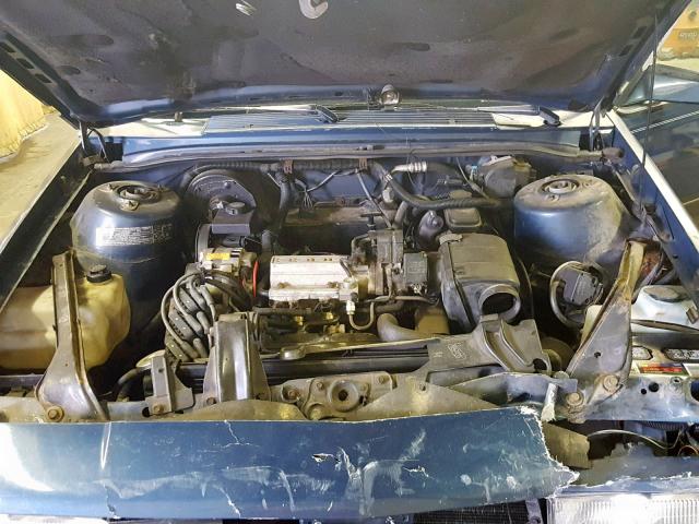 1G3AJ54N5L6338306 - 1990 OLDSMOBILE CUTLASS CI BLUE photo 7