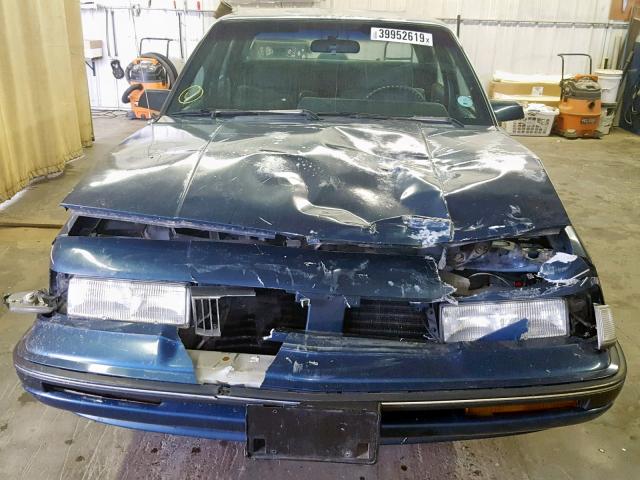1G3AJ54N5L6338306 - 1990 OLDSMOBILE CUTLASS CI BLUE photo 9