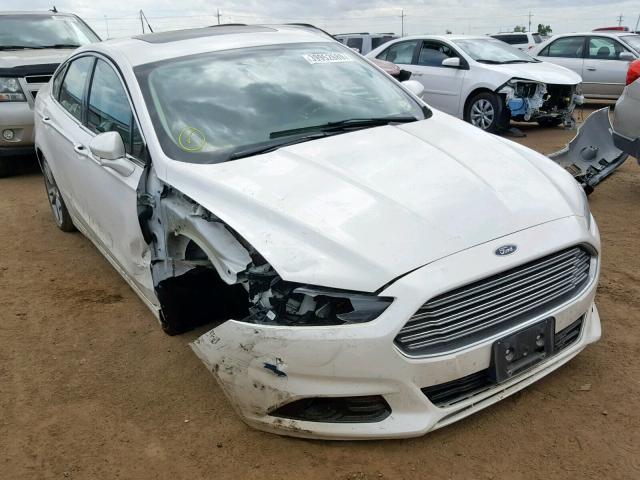 3FA6P0D91FR264048 - 2015 FORD FUSION TIT WHITE photo 1