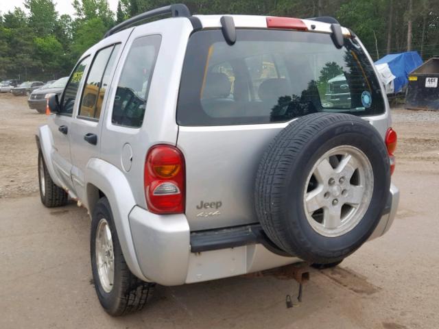 1J4GL58KX3W630161 - 2003 JEEP LIBERTY LI SILVER photo 3