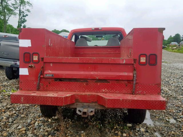 1FDSF31L74ED09289 - 2004 FORD F350 SRW S RED photo 6