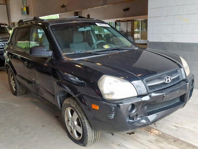 KM8JM12B66U394839 - 2006 HYUNDAI TUCSON GL BLACK photo 9