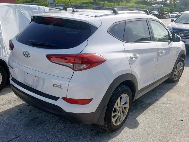 KM8J33A44HU587009 - 2017 HYUNDAI TUCSON LIM WHITE photo 4