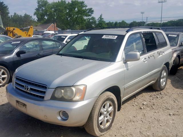 JTEGF21A830109399 - 2003 TOYOTA HIGHLANDER SILVER photo 2