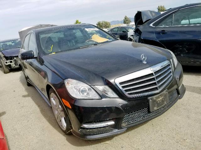 WDDHF5KB4DA671190 - 2013 MERCEDES-BENZ E 350 BLACK photo 1