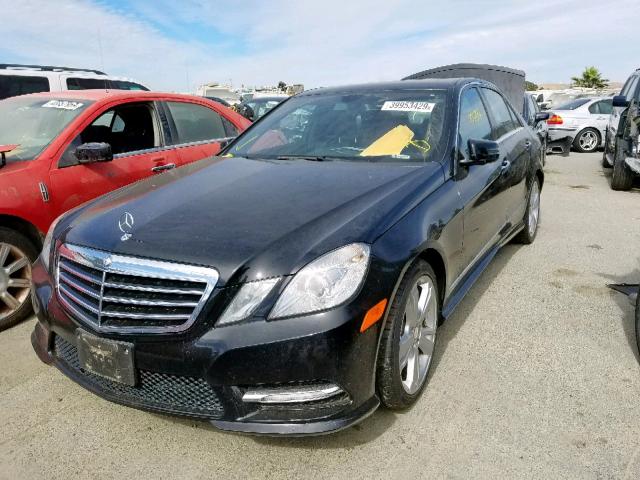 WDDHF5KB4DA671190 - 2013 MERCEDES-BENZ E 350 BLACK photo 2