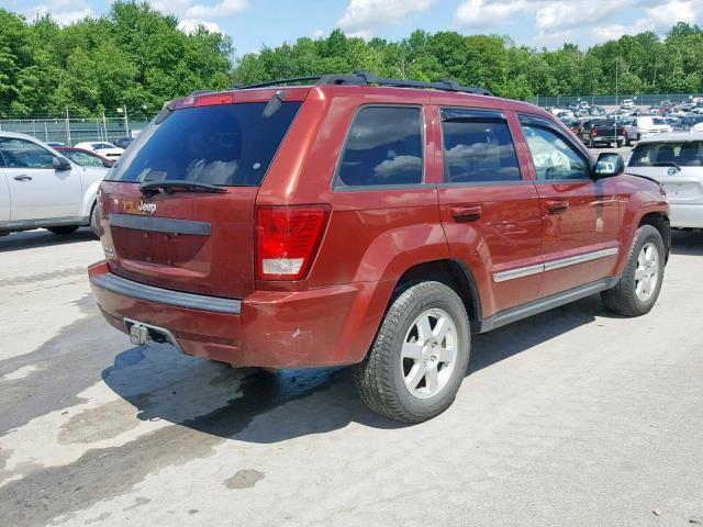 1J8GR48K28C234502 - 2008 JEEP GRAND CHER RED photo 4