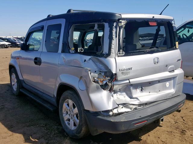 5J6YH2H78BL003877 - 2011 HONDA ELEMENT EX SILVER photo 3