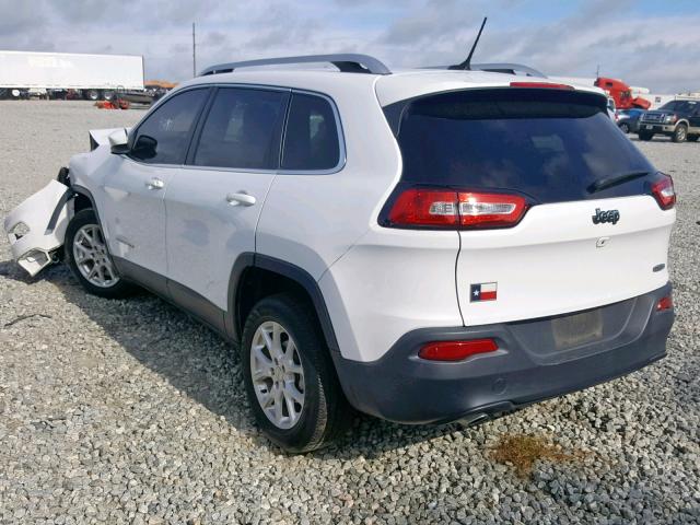 1C4PJLCB7FW621171 - 2015 JEEP CHEROKEE L WHITE photo 3