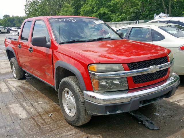 1GCDT136858132964 - 2005 CHEVROLET COLORADO RED photo 1