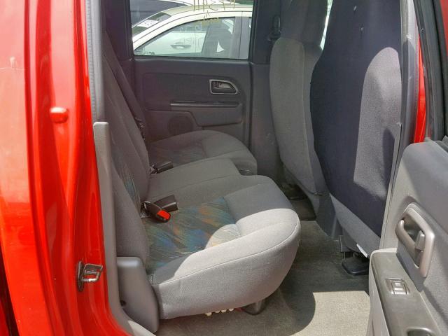 1GCDT136858132964 - 2005 CHEVROLET COLORADO RED photo 6