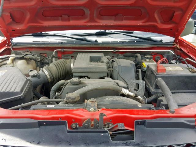 1GCDT136858132964 - 2005 CHEVROLET COLORADO RED photo 7