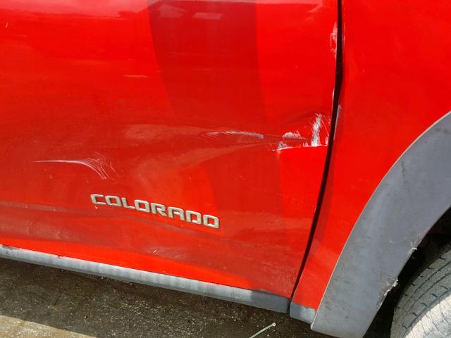 1GCDT136858132964 - 2005 CHEVROLET COLORADO RED photo 9