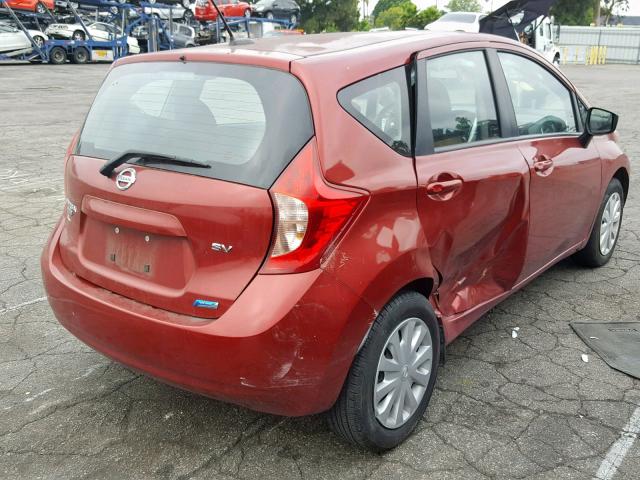 3N1CE2CP9GL352531 - 2016 NISSAN VERSA NOTE BURGUNDY photo 4