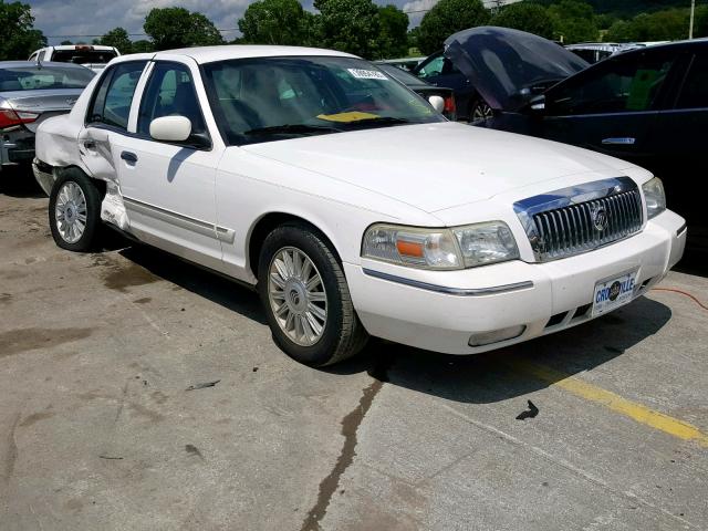 2MEFM75V28X645742 - 2008 MERCURY GRAND MARQ WHITE photo 1