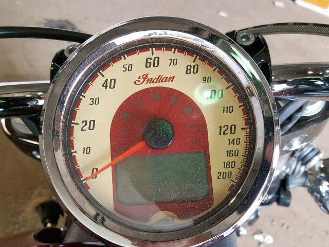 56KMSA008H3124412 - 2017 INDIAN MOTORCYCLE CO. SCOUT ABS BURGUNDY photo 8