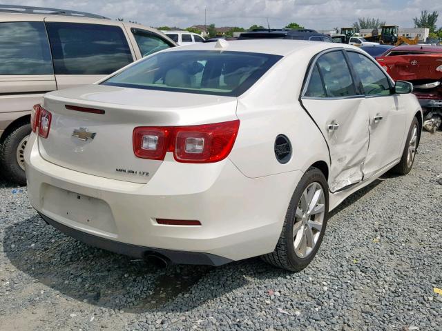 1G11H5SL3EF182811 - 2014 CHEVROLET MALIBU LTZ 白色 照片 4