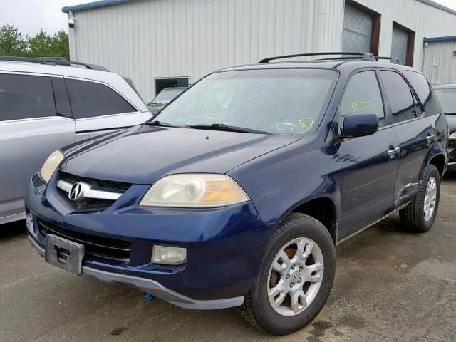 2HNYD18954H512865 - 2004 ACURA MDX TOURIN BLUE photo 2