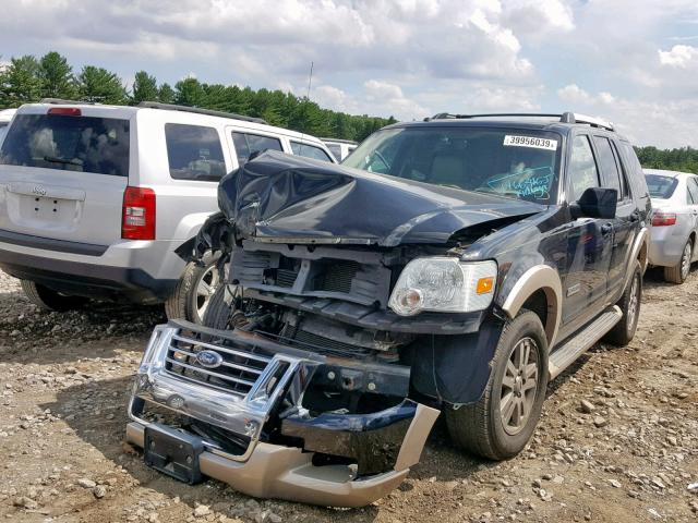 1FMEU74E47UB00030 - 2007 FORD EXPLORER E BLUE photo 2