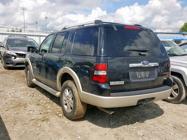 1FMEU74E47UB00030 - 2007 FORD EXPLORER E BLUE photo 3