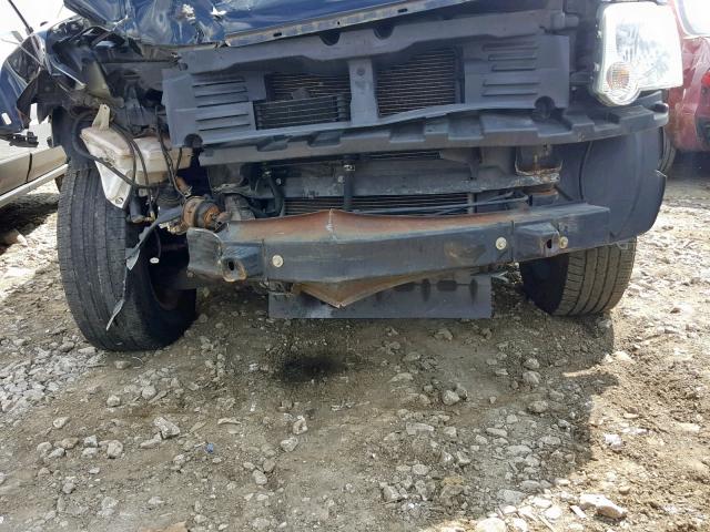 1FMEU74E47UB00030 - 2007 FORD EXPLORER E BLUE photo 9