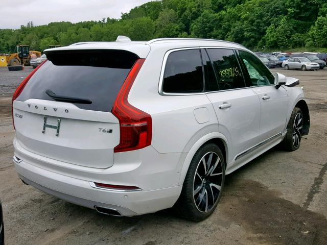 YV4A22PL2K1427362 - 2019 VOLVO XC90 T6 WHITE photo 4