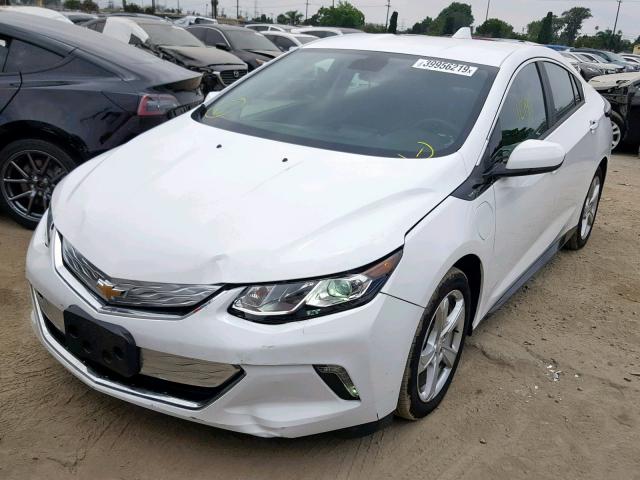 1G1RC6S59HU215464 - 2017 CHEVROLET VOLT LT WHITE photo 2