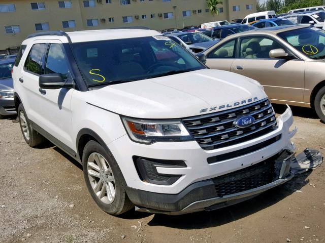 1FM5K7B86HGC29700 - 2017 FORD EXPLORER WHITE photo 1