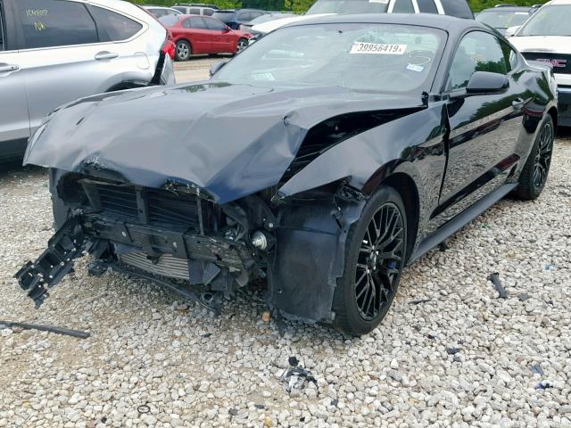 1FA6P8TH4F5338511 - 2015 FORD MUSTANG BLACK photo 2