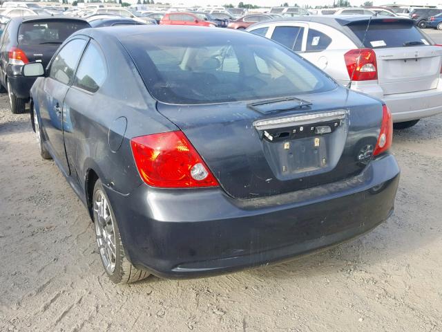 JTKDE167050035313 - 2005 TOYOTA SCION TC BLACK photo 3