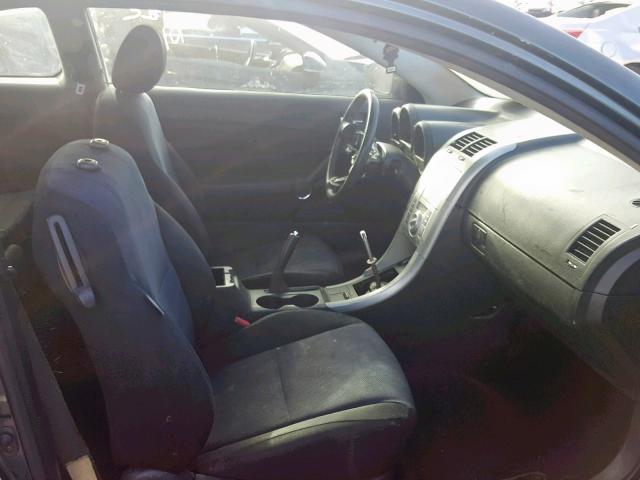 JTKDE167050035313 - 2005 TOYOTA SCION TC BLACK photo 5