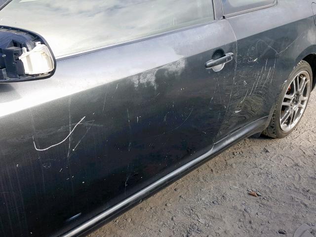 JTKDE167050035313 - 2005 TOYOTA SCION TC BLACK photo 9