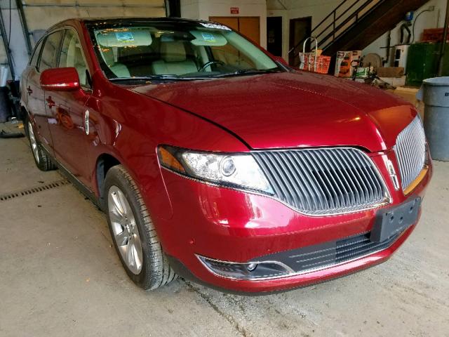 2LMHJ5ATXEBL57259 - 2014 LINCOLN MKT RED photo 1