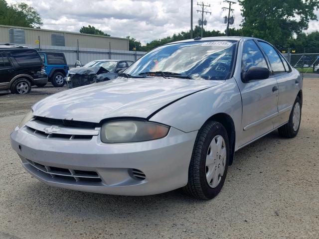 1G1JF54F837237337 - 2003 CHEVROLET CAVALIER L SILVER photo 2