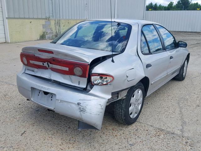 1G1JF54F837237337 - 2003 CHEVROLET CAVALIER L SILVER photo 4