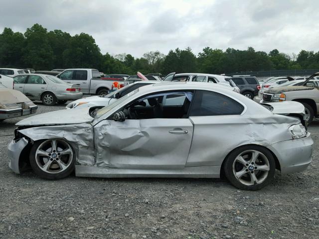 WBAUP73589VK74783 - 2009 BMW 128 I SILVER photo 9