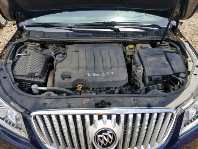 1G4GH5E36CF247723 - 2012 BUICK LACROSSE P BLUE photo 7