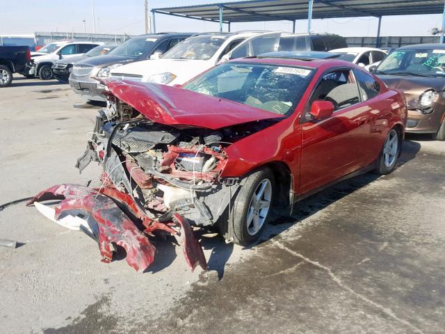 JH4DC54882C020678 - 2002 ACURA RSX RED photo 2