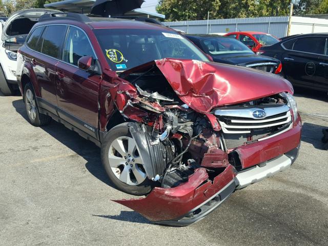 4S4BRDKC2C2252138 - 2012 SUBARU OUTBACK 3. RED photo 1