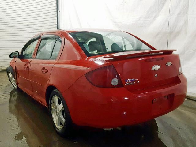 1G1AL55F567673543 - 2006 CHEVROLET COBALT LT RED photo 3