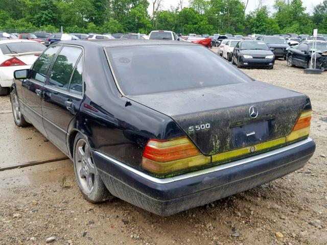 WDBGA51G4WA389280 - 1998 MERCEDES-BENZ S 500 BLACK photo 3