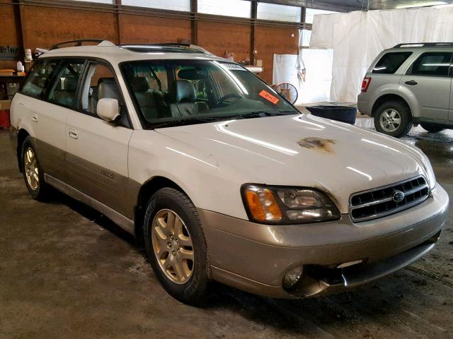 4S3BH6865Y7645890 - 2000 SUBARU LEGACY OUT WHITE photo 1