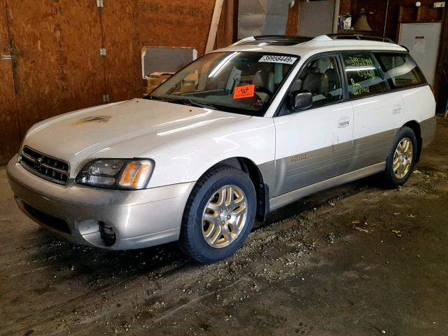 4S3BH6865Y7645890 - 2000 SUBARU LEGACY OUT WHITE photo 2