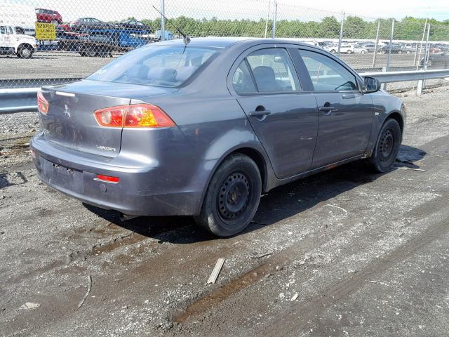 JA3AU16U99U024794 - 2009 MITSUBISHI LANCER DE GRAY photo 4