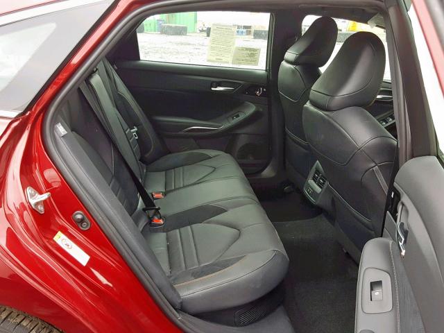 4T1B21FB7KU003003 - 2019 TOYOTA AVALON XLE BURGUNDY photo 6