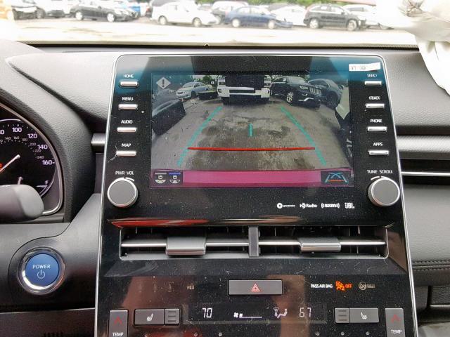 4T1B21FB7KU003003 - 2019 TOYOTA AVALON XLE BURGUNDY photo 9